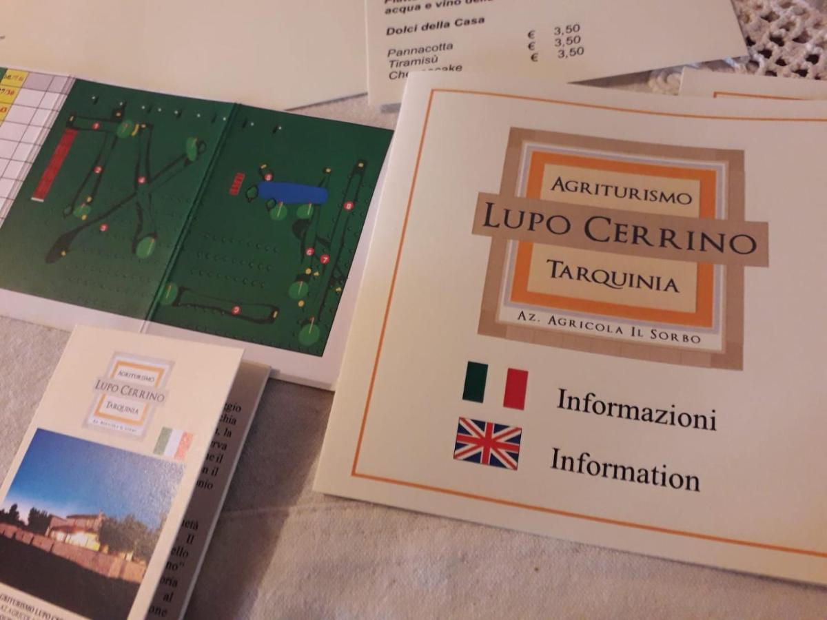 Agriturismo Lupo Cerrino Тарквиния Экстерьер фото
